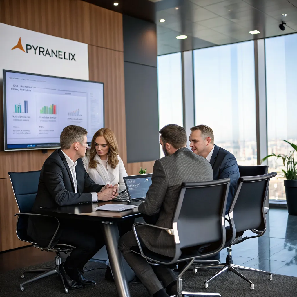 Zespół PYRANELIX podczas realizacji konferencji